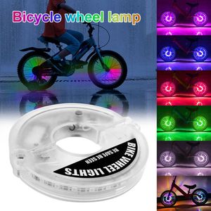 Bike S 22 LED Flash sprak Intelligente inductie Bicycle Wheel USB Oplaadbare balans Auto Drum Light Tyre Tyre Vlep Lamp 0202