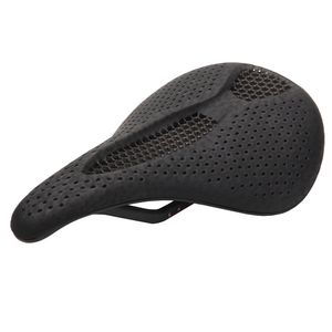 Selles de vélo Vélo Rails de selle en carbone imprimés en 3D Ti Power Matériau breveté Siège de VTT de route confortable Coussin en nid d'abeille confortable 230425