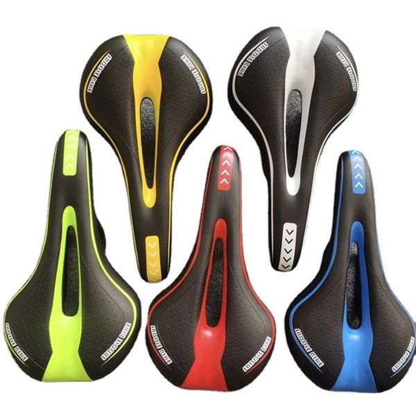 Selles de vélo Selle de vélo VTT siège de vélo de route de montagne confortable coussin de cyclisme doux selle de vélo d'exercice pour hommes et femmes 230906