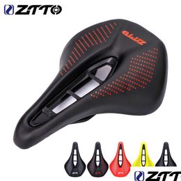 Selles de vélo Bike S Ztto Vélo VTT Ergonomique Nez court 160 mm de large Confort Long voyage Poids léger Épaissir Siège tampon souple 0131 Drop Dhagt