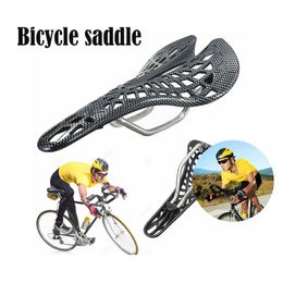 Fiets Zadels Carbon Fiber Mountain Road Cycling Saddle Veins Racing Fiets Holle Zitting Fietsen Parts Riding Equipment