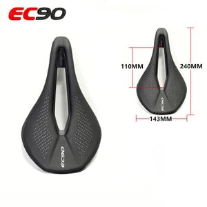 Bike Saddles EC90 bicycle seat MTB Road Bike Saddles PU Ultralight Breathable Comfortable Seat Cushion Bike Racing Saddle Parts Components 230606