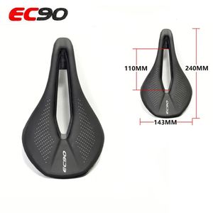 Selles de vélo EC90 siège de vélo vtt selle de vélo de route PU ultraléger respirant confortable coussin de siège vélo course selle pièces composants 231009