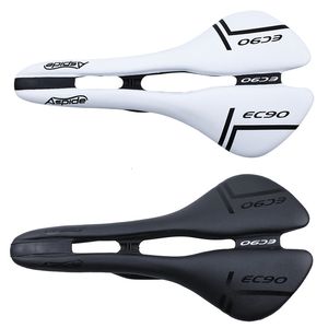 Selles de vélo EC90 Road Selle en fibre de nylon Ultralight Velodrome Leather Sadl 230614