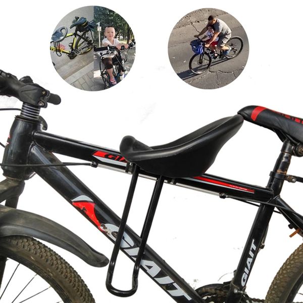 Selles de vélo avant monté enfant vtt siège universel montagne tapis enfants bébé vélo sécurité chaise selle 230621