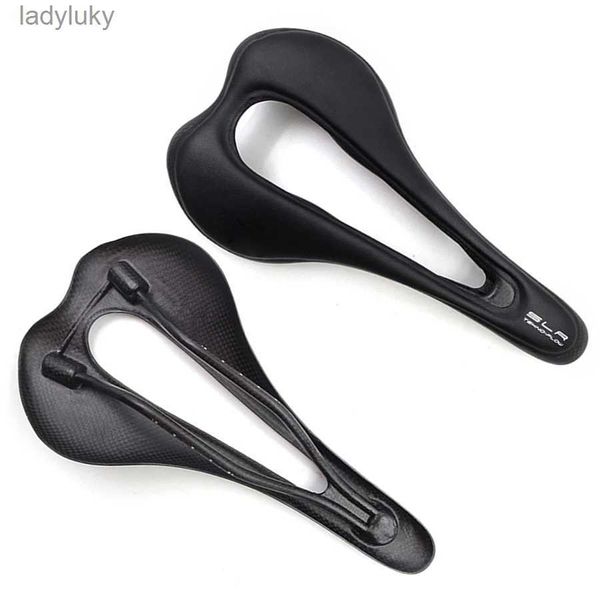 Selle bici Sella in fibra di carbonio integrale Ultralight Italia SLR Tekno Flow SuperFlow MTB ad alte prestazioni Corsa su strada Sella per mountain bike PartiL240108