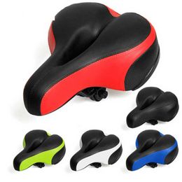 Fietszadels MTB Mountain-Bike Saddle Silicone 3D Gel Pad Sponge Cover Dikke Comfort Ultra zachte kussenfietsonderdelen 0131