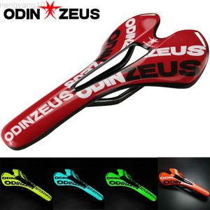 Selles de vélo odinzeus nouvelle selle de vélo de route / montagne en fibre de carbone coussin de siège de selle en carbone ultra-léger VTT Road Fold Bike Front Seat HKD230710