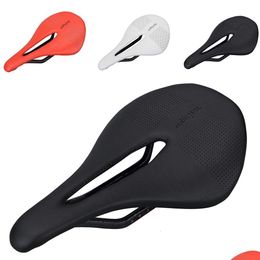 Bike Saddles s Bicycle MTB Koolstofvezel 240143 mm110 G Road Steel Rails Cycling 230617 Drop Delivery Sports Outdoors Parts OTEG2