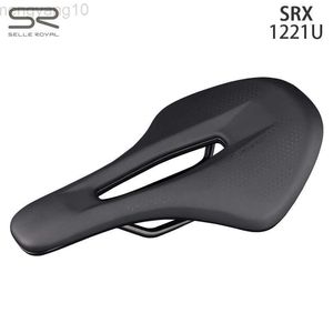 Bike Saddles Selle Royal TM Silicone Original SRX 1221U PU Short Nose Road MTB Bike Off-Road Gravel Mountain City Bicycle Saddle Cycling Part HKD230710