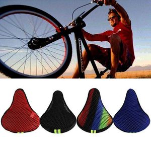 Fietszadels Zonnebrandcrème Hot Riding Cover Breatabele warmte -isolatie Comfieter Fiets 3D -stoelkussen Saddle 0131