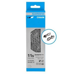 Bike Shimano Ultegra Deore XT HG701-11 Speed ​​Bicycle Chain Road MTB 116L-ketens met Quick Link Connector voor M7000 M8000 5800 6800 0210