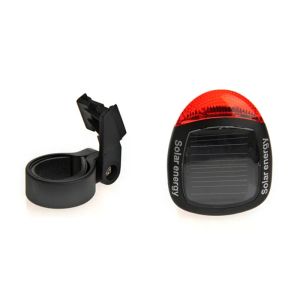 Bike Solar Energy Light Rechargeable LED Piette à selle LAMPOT ACCESSOIRES DE BICYLEMENT BIDE ARRIÈRE ARRIÈRE LATTRE ARRIÈRE CYCLING REFLECTEUR