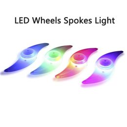 Fiets Spoke Light Fiets LED-wielen Spaken Lamp Wiellichten Bike Veiligheid Alarmverlichting met CR2032 Batterijen Fietsendecoratie