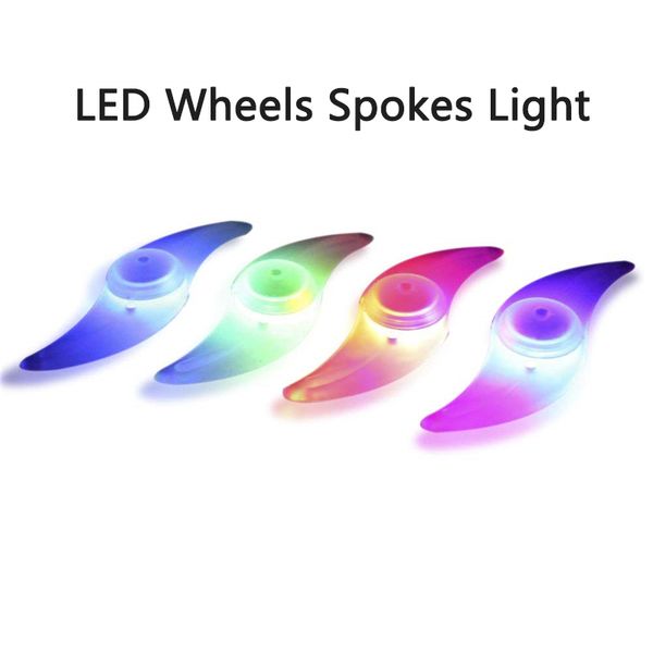 Vélo a parlé lumière vélo LED roues rayons lampe roue lumières vélo alarme de sécurité éclairage avec piles CR2032 cyclisme décoration