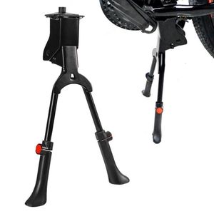 Potences de vélo Double béquille vtt réglable accessoires de support latéral de vélo avec ressort de Torsion à haut retour 230925