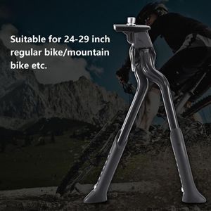 Potences de vélo Double jambe béquille support de vélo support central pliable robuste réglable support de pied VTT double sadfwqdz 230925