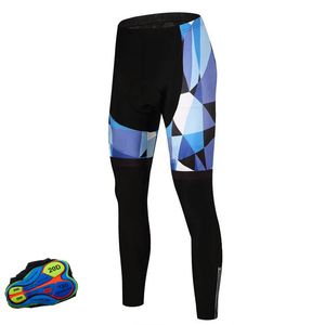 Collants de vélo Triathlon professionnellement antichoc vélo pantalons longs cyclisme bavoirs pantalon VTT respirant Gel rembourré 240104