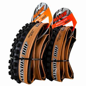 Neumáticos para bicicleta Maxxis Minion DHF Dual Compound Tubeless Folding MTB Tire Grippy and Fast for All Mountain Bike Trails | Protección contra pinchazos EXO HKD230712