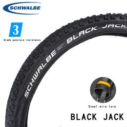 Pneus de vélo Schwalbe pneus Black Jack fil d'acier 12x1.90 enfants équilibre véhicule tout-terrain 20x1.90 roues de pneu de petit diamètre 0213