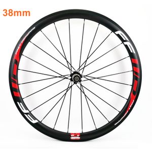 Roues de vélo 700C Carbon Rim 38 50 60 88mm Profondeur 25mm Largeur Route Pneu Tubar Roues avec Novatec 271 372 Hubs218O Drop Delivery Sp Otsyi