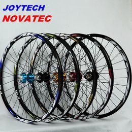 Bike Wheels Mountain Bicycle Wheels novatec041042 Joytech Front 2 Achter 4 lager Japan Hub Super gladde wielwielwielwielrim26 27 5 29in 230206