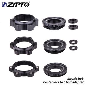 Ruedas de bicicleta ZTTO Hub Center Lock Spacer to 6 Bolt Disc Brake Boost Adapter Front 15x100 to 15x110 Rear Washer 142 148 Thru Axle 230612