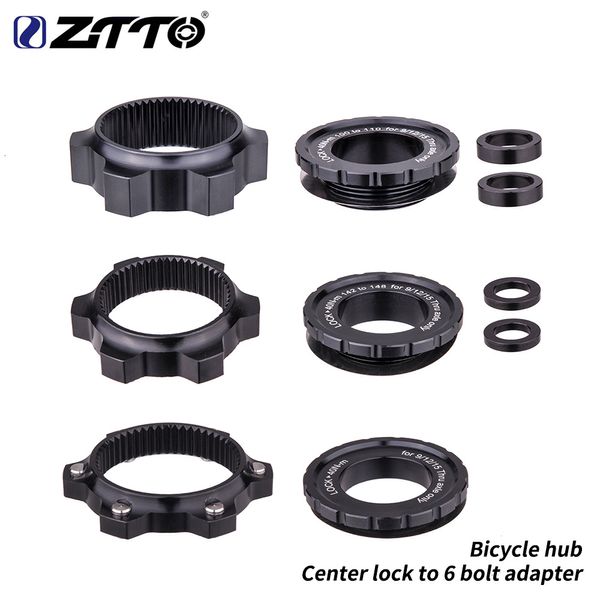 Roues de vélo ZTTO Moyeu Center Lock Spacer à 6 boulons Frein à disque Boost Adaptateur avant 15x100 à 15x110 Rondelle arrière 142 148 Axe traversant 230612