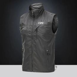 Fiets Windvest MTB Jas Heren Waterdichte Enduro Fietskleding FOX Fietsen Team Motocross Racing Windjack Gilet Da Ciclismo 240323