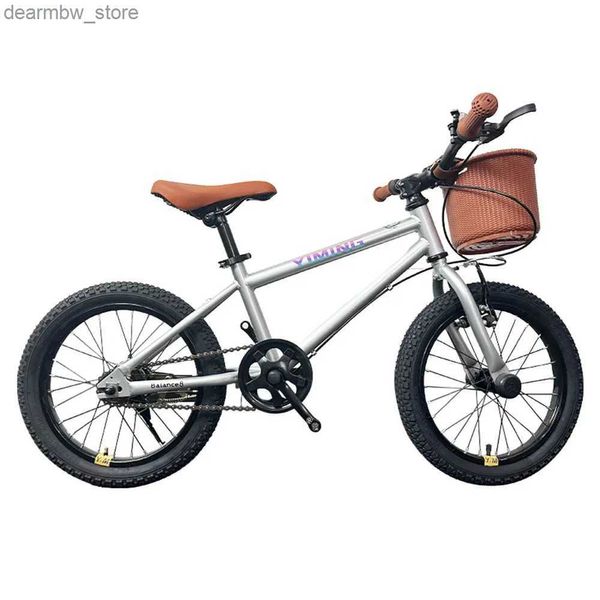 Bicicletas 16 en bicicletas infantiles sensibles dual freno anti -slip neumático aleación de aluminio marco duro suave y comfortab asientos l48