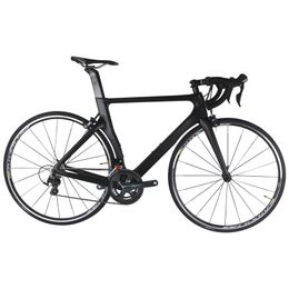 Bicicletas 20 velocidades Aero Design BB86 Carbon Fiber 700C Road Bicycle Complete Bike TT-X2 con 4700 Groupset y R7000 delantero Derazeur Dhqjh