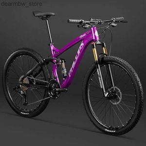 Bicicletas 24/26/26/27.5 pulgadas Dh Bike Bike Soft Tail Mountain Bike Doub Suspension Mountain Bicyc Cross Country Bike L48