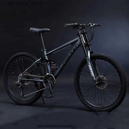Bikes 24/26 pouces Soft Tail Fild Bike Mountain DH Doub Épaule MTB BIKES 21/24/27/30 Speed Bicyc Wheelset Cycling L48