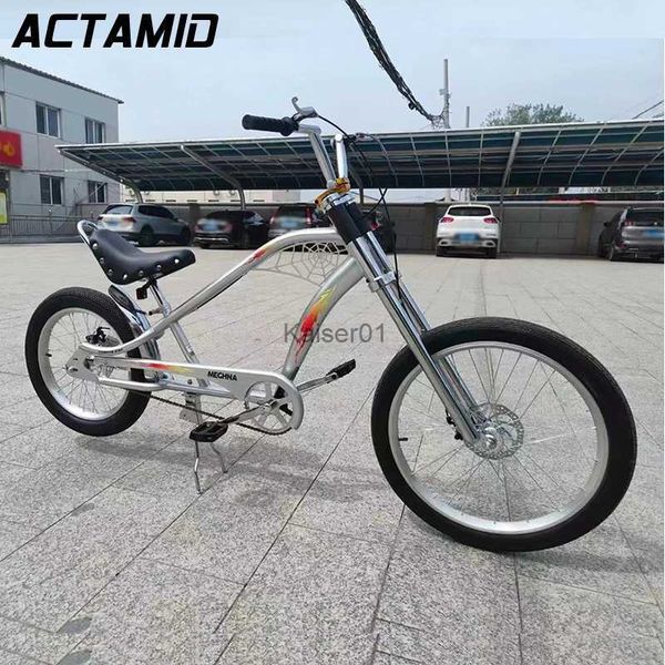 Bicicletas 24 Adultos Chopper Bike Motocicleta Bicicletas Vintage Clásica Harley Fat Tire Moda 20x3.0 Para Crucero De Playa Al Aire Libre