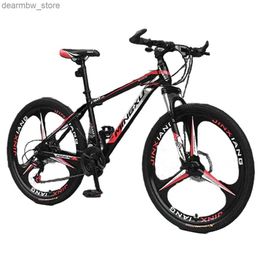 Vélos 24 pouces vélo de montagne Bicyc DOUB DISC DISC ABSORPTION DE LA CHOCHE MA ET FA Étudiants anti-skid Couleur de couleur Durabilité L48