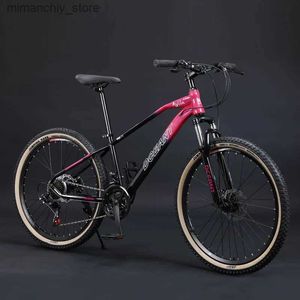 Vélos 26/27,5/29 pouces VTT adulte vitesse Variable Absorption des chocs mâle et femelle vélo 21 vitesses vélo de mouvement de banlieue Q231030