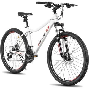 Bikes 26 pouces VTT pour les femmes 21 vitesses avec suspension de verrouillage fourche à double disque freins en aluminium mt ultra-léger y240423