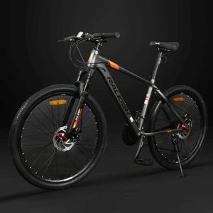 Fietsen 26-inch mountainbike schijfrem 21 snelheid cross-country variabele snelheid student aluminium legering mountainbicycle y240423