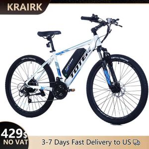 Fietsen 350W elektrische fiets 36V 10,4Ah verwijderbare batterij 25 km/u maximale snelheid elektrische fiets 26 inch band Heren MTB Mountain eBike voor volwassenenL240105