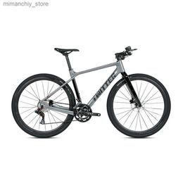 Vélos 700C * 38C vélo de gravier carbone Bicycs 24 vitesses à travers l'axe 12142 frein à disque BB386 * 46*24mm 29 pouces vélo de route Q231129