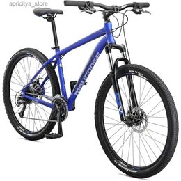 Bikes 9 Vitesses Vélo de route Bélo de montagne adulte Roues de 27,5 pouces pour hommes Aluminium Small Frame Bicyc pour hommes Blue Cycling Freight Free L48