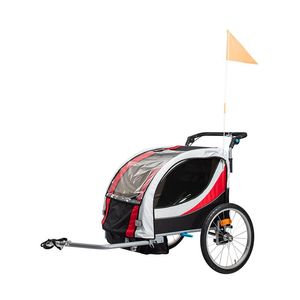 Fietsen fietsreizen bewegende rek aluminium legering frame baby kinderwagen vouw fiets trailer kinderen jogger tandem trailerbikes