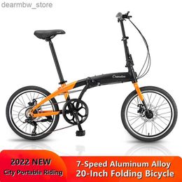 Bikes Cranston-Aluminium ALLIAGE BICYC PLACK POUR ADULT SCOOTER ULTRA LIGHTE BIDE CALLE CITY RIDING 7 VITESSE 20 pouces L48