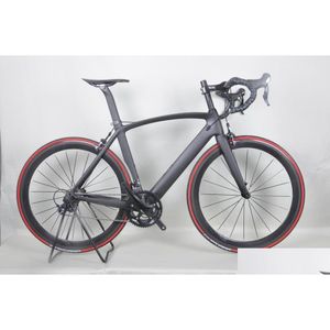 Diseño de bicicletas Fm098 Black Maaero Di2 Bicicleta de carreras de carretera con 5800 Groupset Fl Carbon para la venta Entrega directa Deportes Ciclismo al aire libre Dhz67