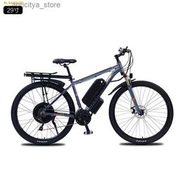 Fietsen e-elektrische fiets 29 inch ectr BicyC 48V1000W bafang volwassen ebike batterij dikke banden sneeuw e-bike heren mountainbike l48