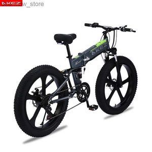 Bikes Bike ectric avec gros pneu de montagne vélo de Snow Bicyc E-vélo plié Cycling 1000W Motor 48V 26 4.0 L48