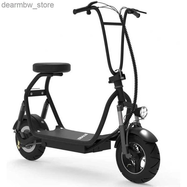 Bikes Scooter Ectric Scooter Scooter 350W 48V 18.6 Pneus en caoutchouc massif MIS Foldab de batterie longue distance facile à transporter Conception portable L48