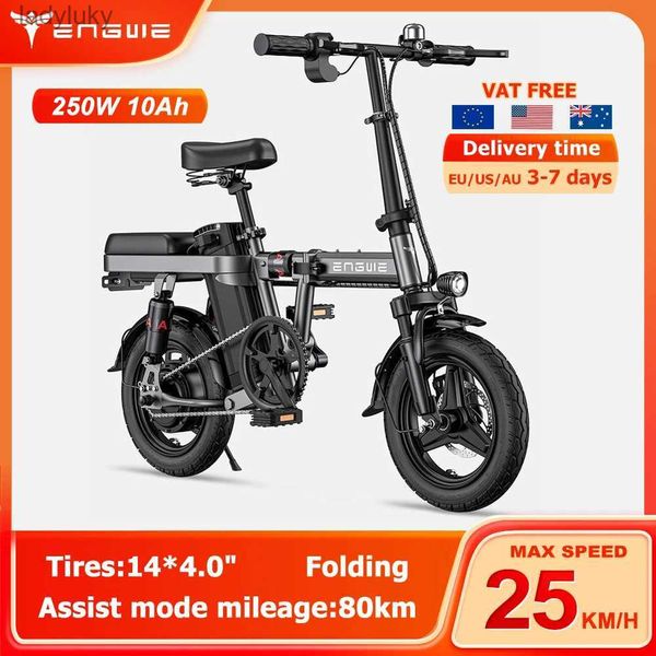 Vélos Engwe T14 vélo électrique 400W 48V 14 pouces vélo électrique pliant adulte vitesse Variable mini vélo à assistance électriqueL240105