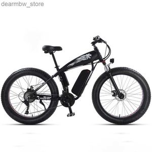 Bikes Feivos S6 Fat Tire Ectric Bicyc 26Lithium Battery Bike pour adultes 1000W Mountain E Bike L48