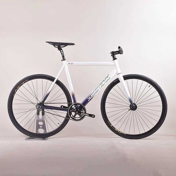 Vélos à vélo fixe à vélos en aluminium Cadre alliage fixie à vélo à vélo unique Racing Street Daily Commu au cyclisme pas cher y240423